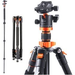 K&F Concept Aluminum Tripod K254A1+BH-28L K&F Concept Aluminum Tripod K254A1+BH-28L